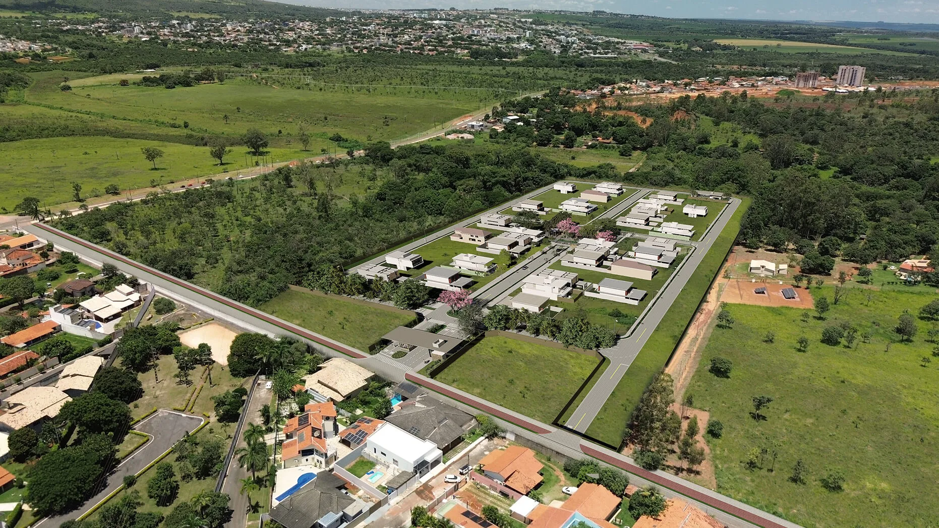 Vista geral Calliandra